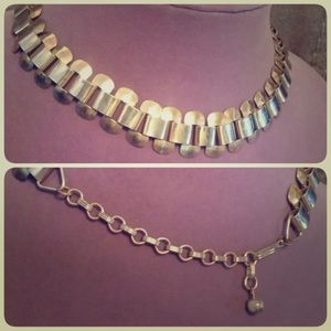 Vintage Two Tone Collar Necklace